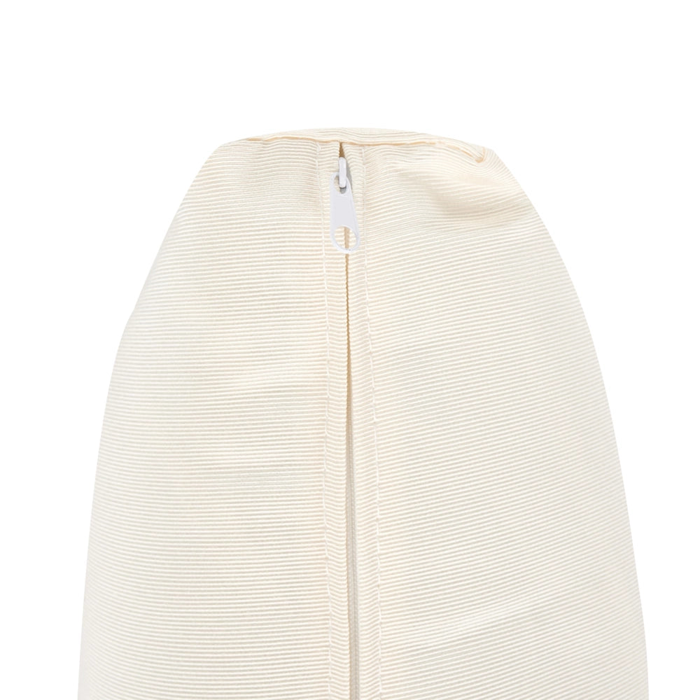 Poltrona da Giardino Boho in Rattan Naturale con Cuscini a Forma di Uovo Beige