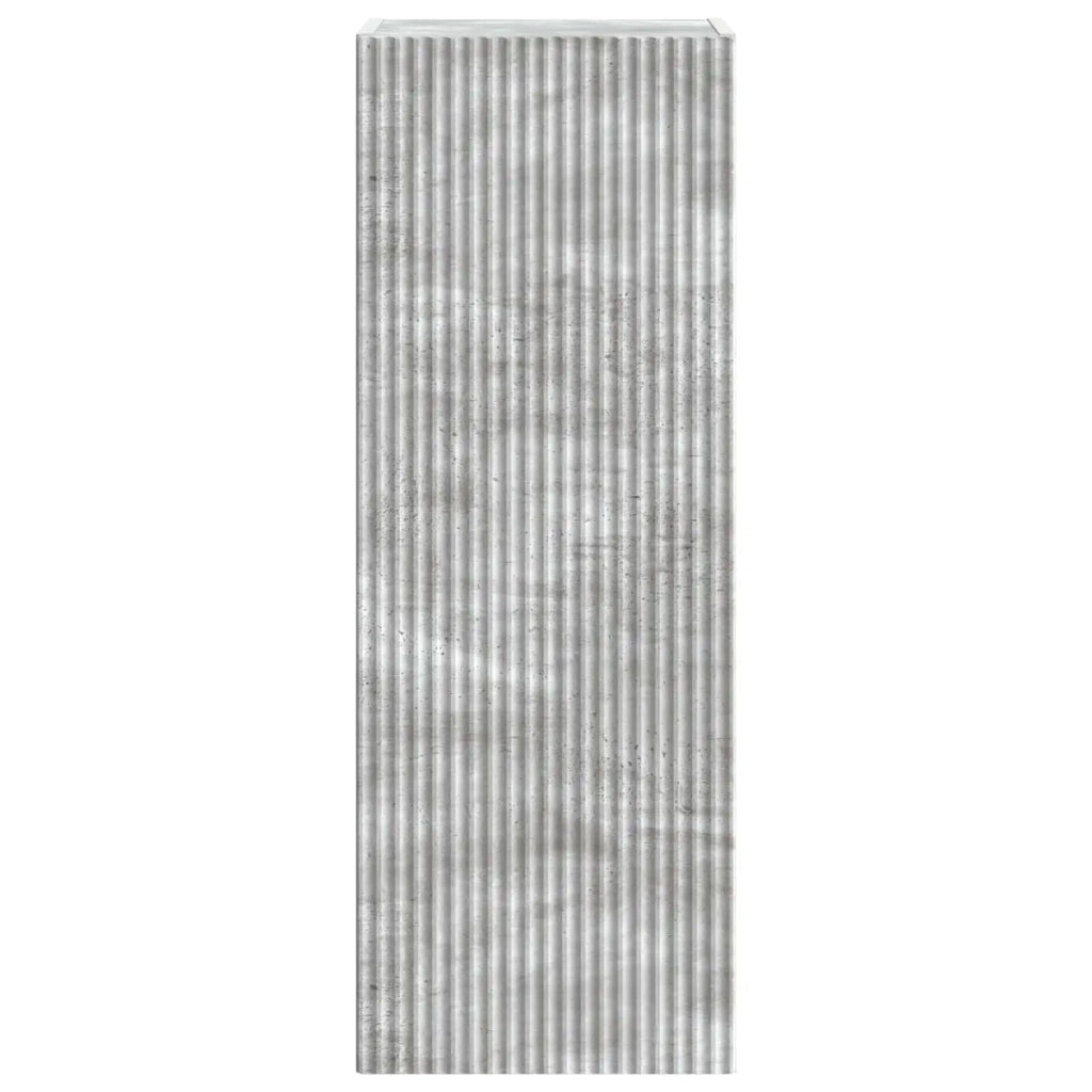Mobiletto a muro Grigio Cemento 33 x 34,5 x 90 cm