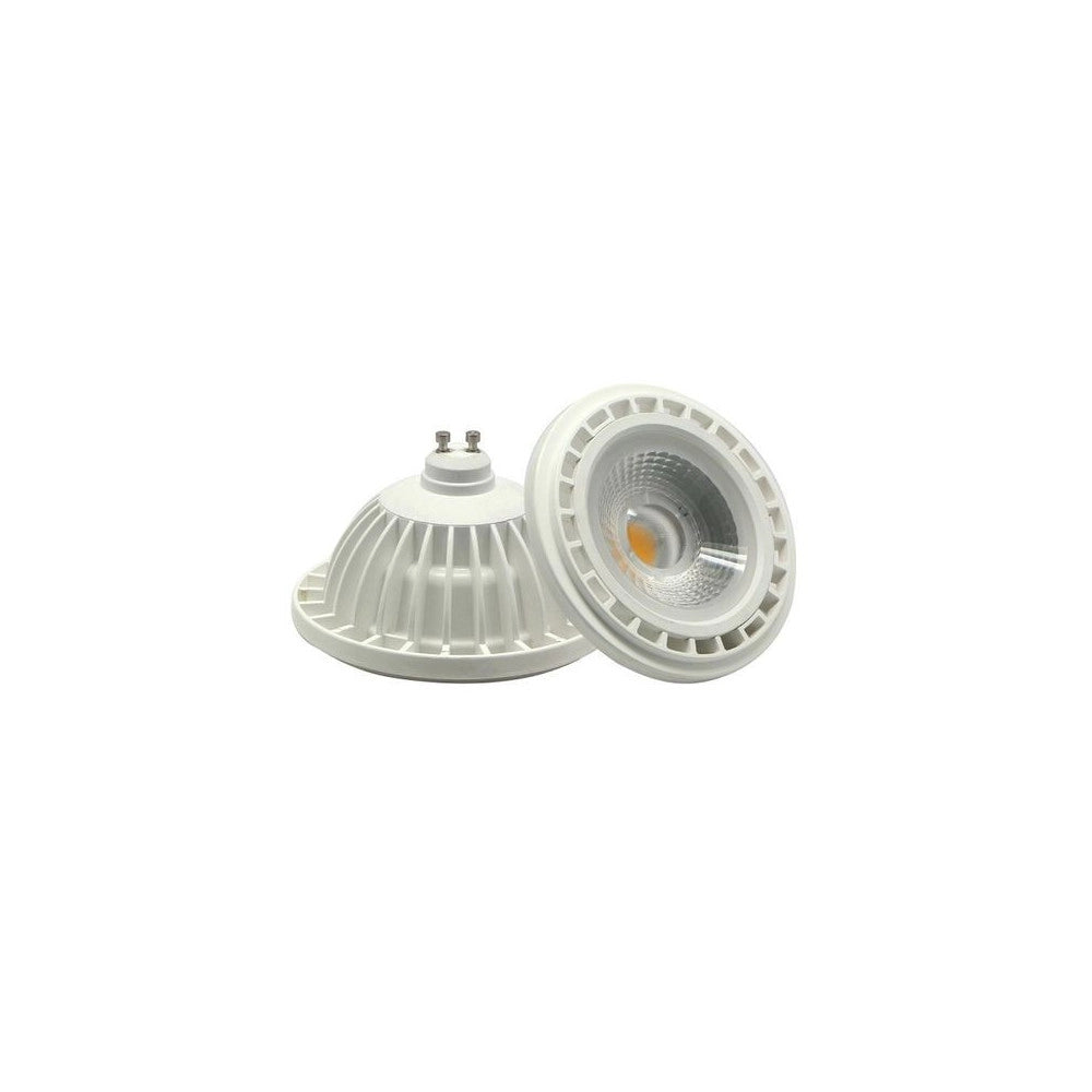 Trade Shop - Faretto Lampada A Led Cob Gu10 20w Ar111 1800lumen Luce Calda Fredda Colore - -bianco Naturale      -