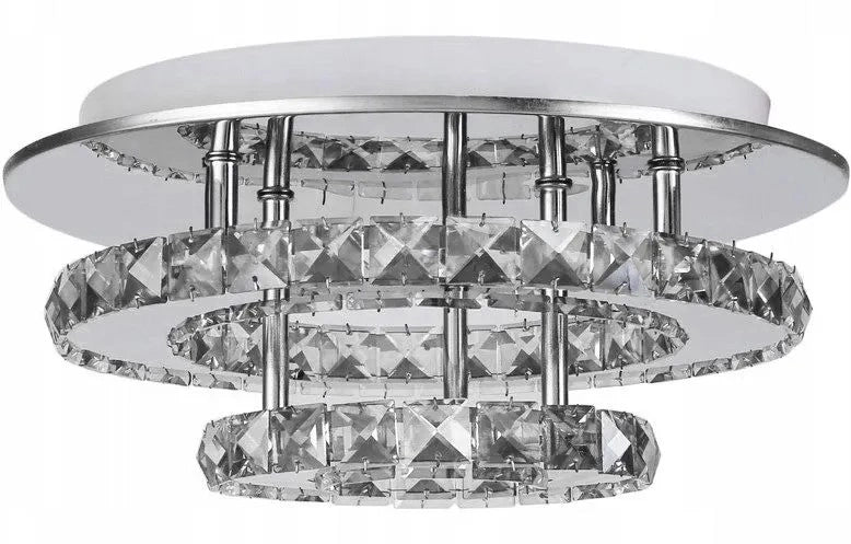 Lampada Da Soffitto Cristallo Plafoniere Led 20w Rotondo App412-c App412-c