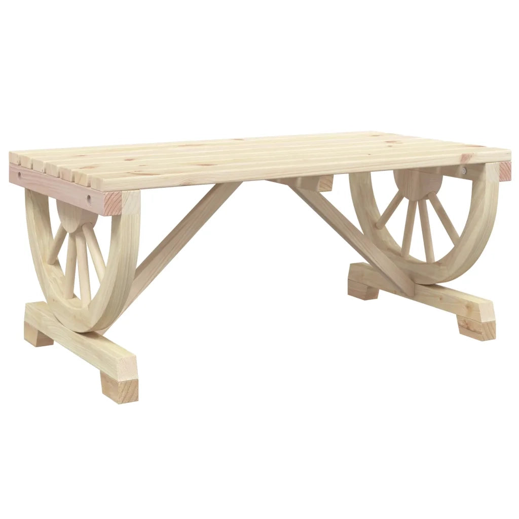 Tavolino da Giardino-Tavolo da Esterno-Tavolino da Patio 90x50x40 cm in Legno Massello di Abete 895846