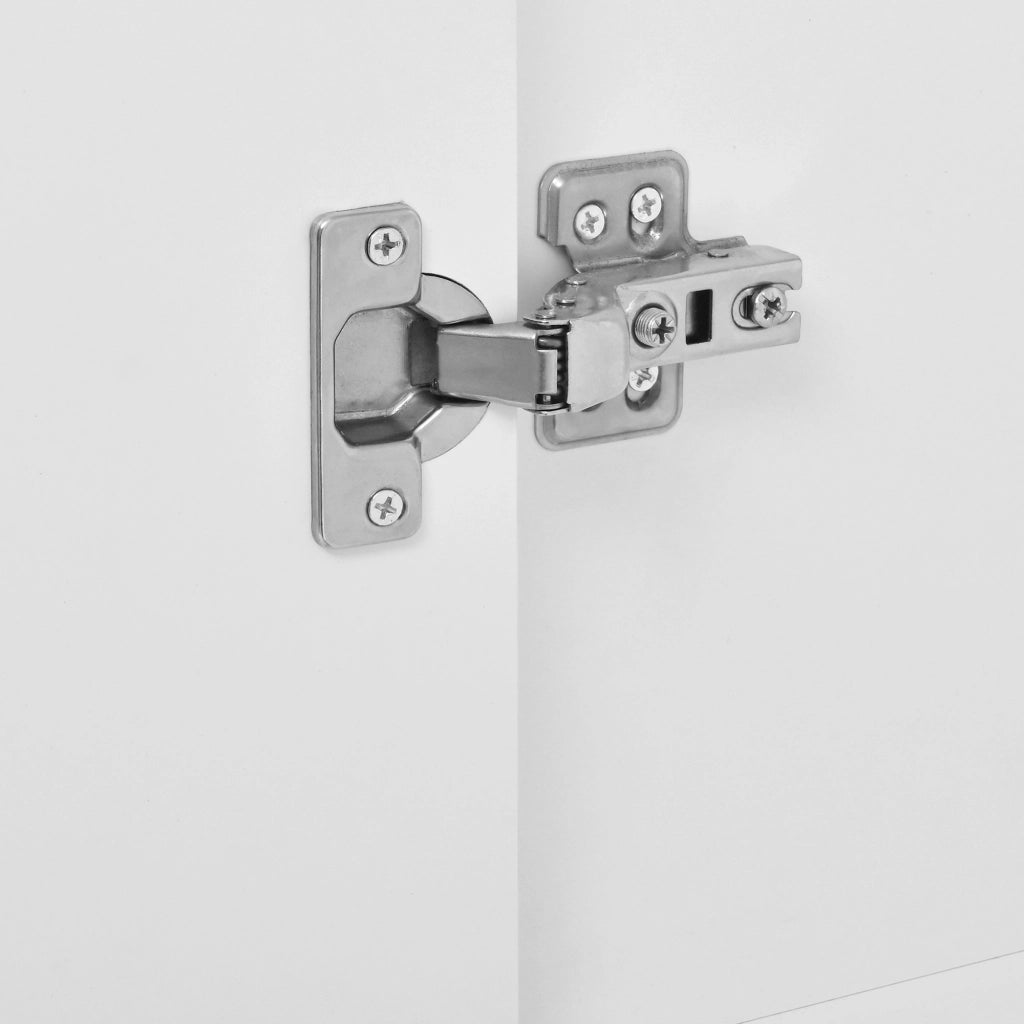Armadio con 2 ante, cassetto in rattan e asta appendiabiti, per camera da letto e soggiorno, bianco, 80 × 48 × 175 cm