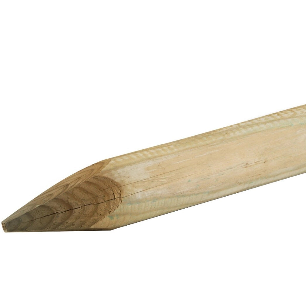 PALO TONDO CON PUNTA D.6CM H200CM IN PINO IMPREGNA