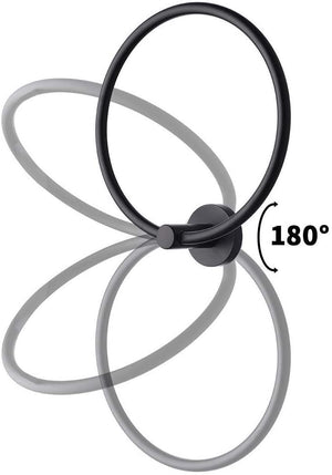 Portasciugamano Da Bagno Black 332915a Mist 05