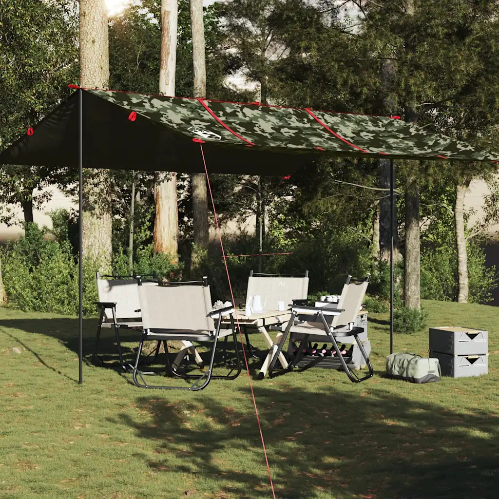 Telone da Campeggio Mimetica 451x420 cm Impermeabile 4009605