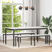 Tavolo da pranzo Bianco 180 x 90 x 75 cm Pino massello