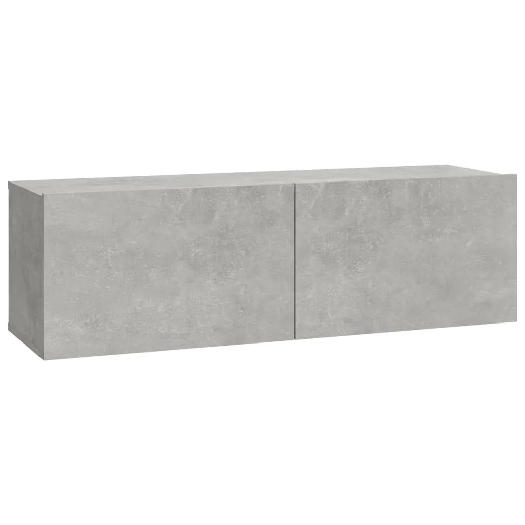 Set di Mobili Porta TV 6 pz Grigio Cemento in Legno Multistrato 3114265