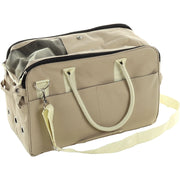 Trade Shop - Trasportino A Borsa Per Cane Gatto Animali Domestici Doppia Con Zip 45x21x30cm -