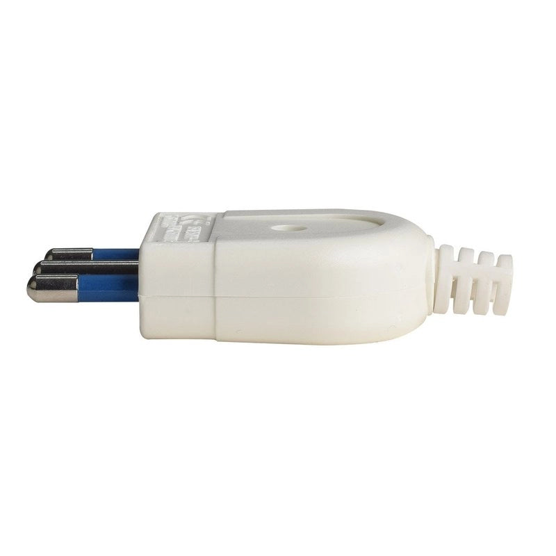 Spina Elettrica 2P+T 16A 250V Max 1500W Bianco