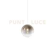 SOSPENSIONE 1 LUCE ATTACCO E27 IN VETRO BIG ECLIPSE D25CM BRONZO ROSONE ACQUISTABILE SEPARATAMENTE