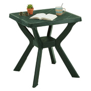 Straven, Tavolo da Esterno 4 Posti Made in Italy, 70x70x72h cm Verde