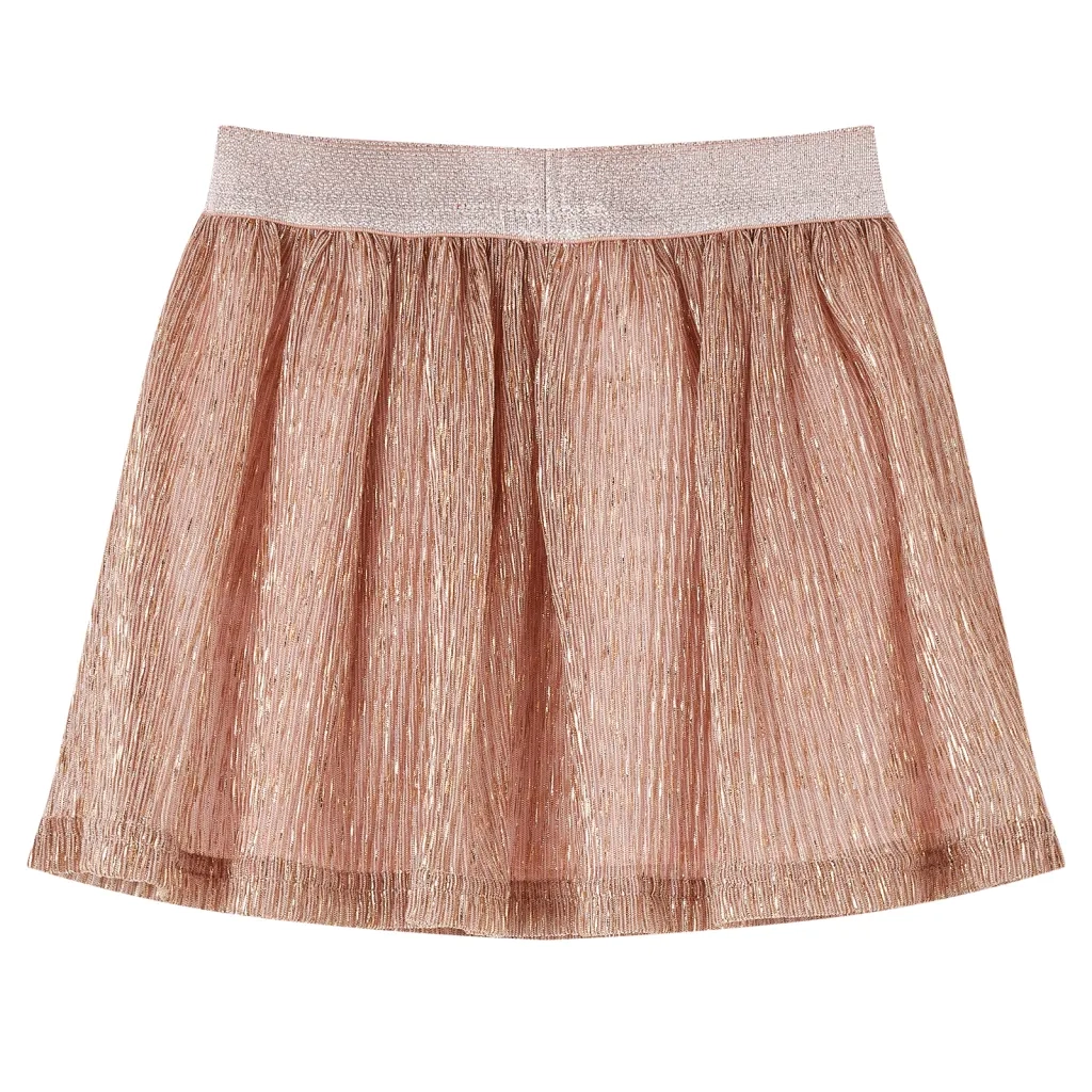 Gonna da Bambina con Brillantini Rosa Tenue 92 15086