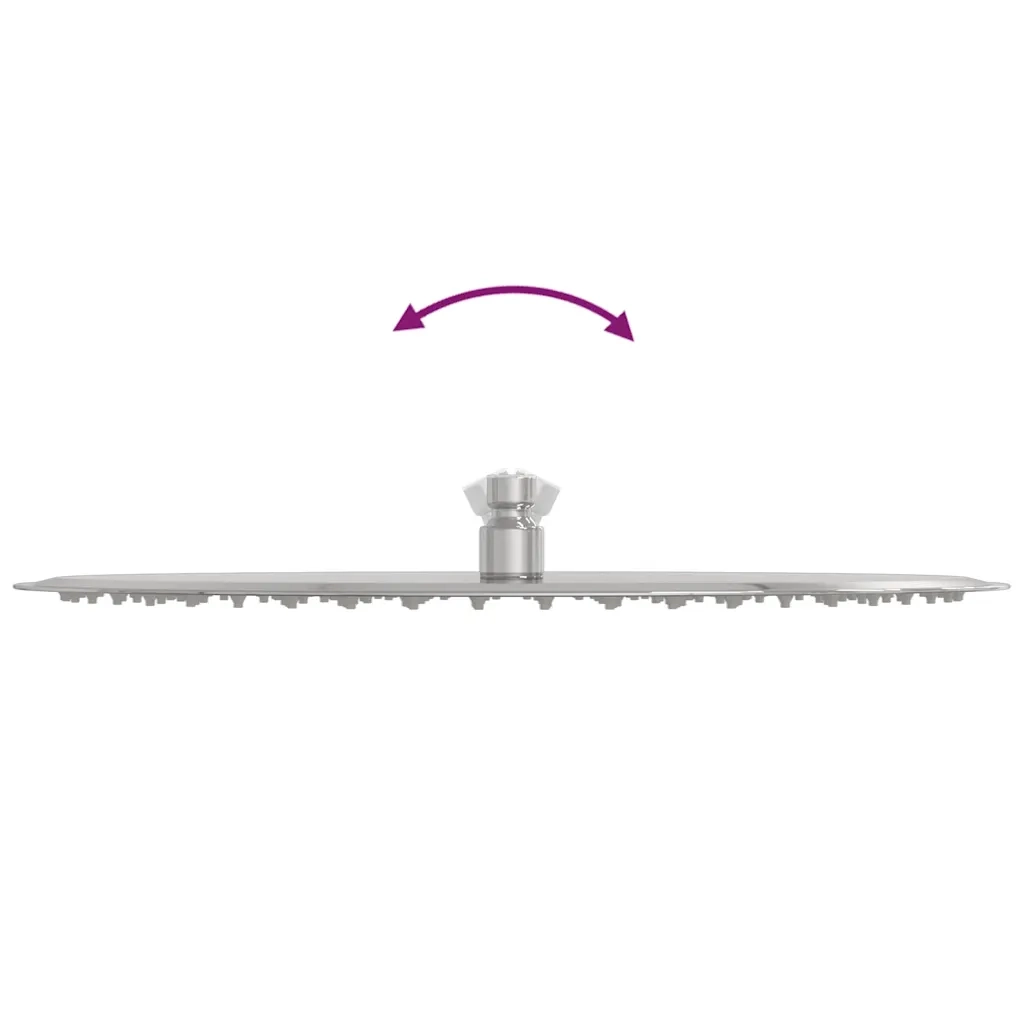 vidaXL Testa Doccia a Pioggia in Acciaio Inox 304 40 cm Rotonda