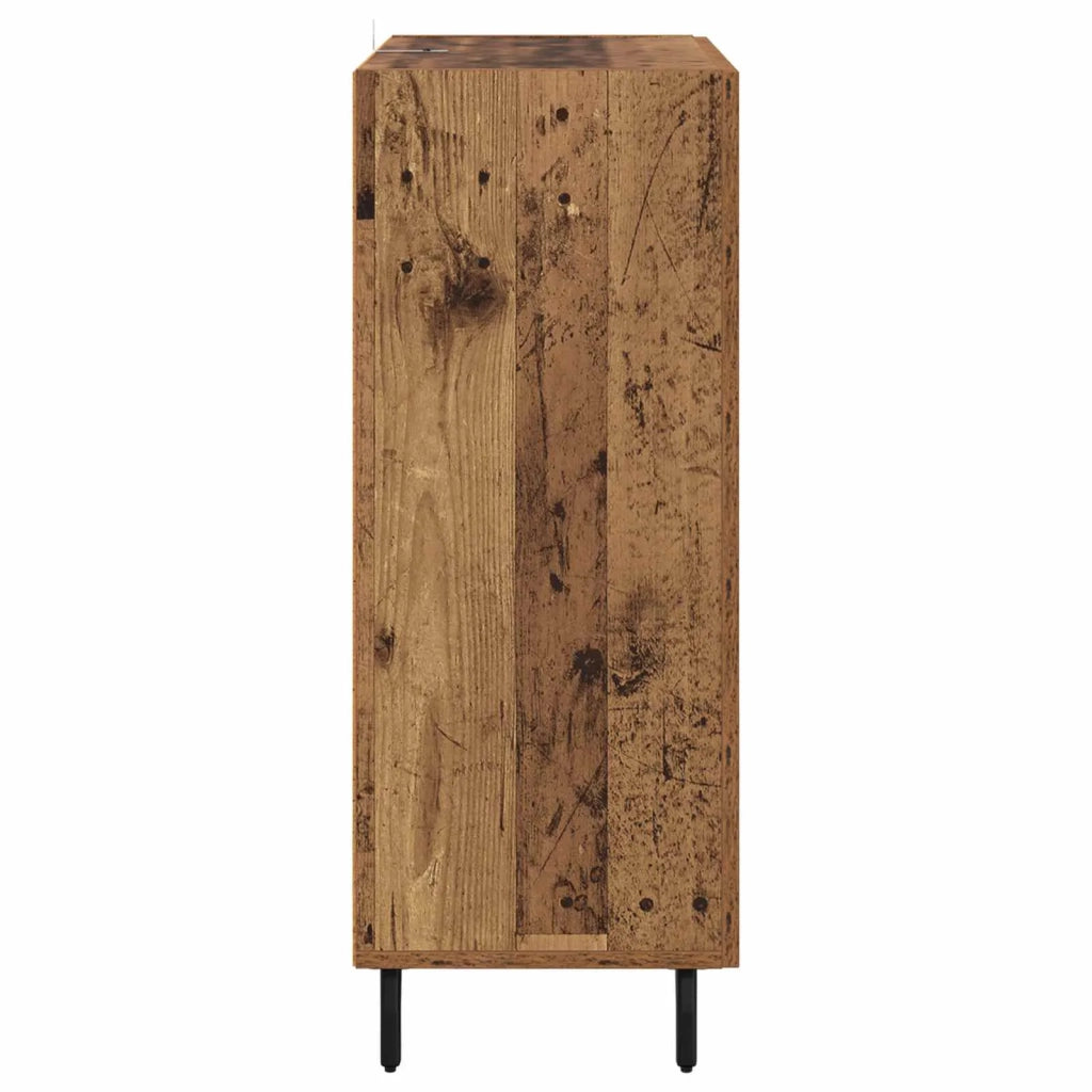 Credenza | Madia | Buffet da pranzo | Armadio da pranzo con cassetto Legno vecchio 69,5 x 34 x 90 cm