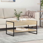 Tavolino da salotto Sonoma 80 x 50 x 40 cm Legno multistrato