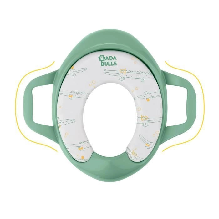 Badabulle Comfort riduttore WC con maniglie, antiscivolo e universale