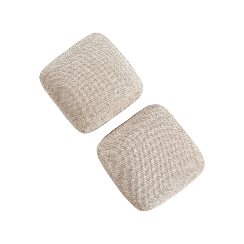 Divano in tessuto chenille, 3 posti, beige