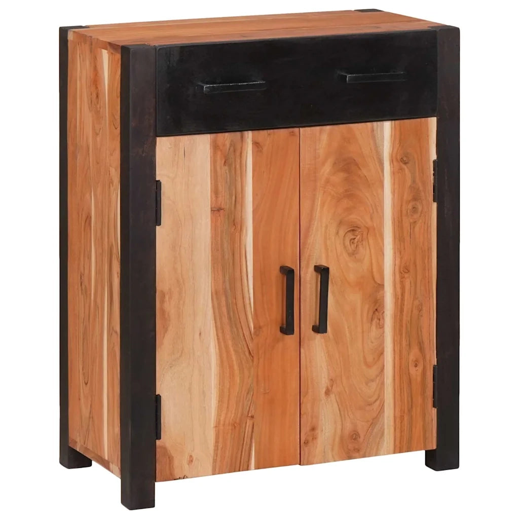 Credenza Marrone 55 x 30 x 75 cm Legno di Acacia Massello 4104007