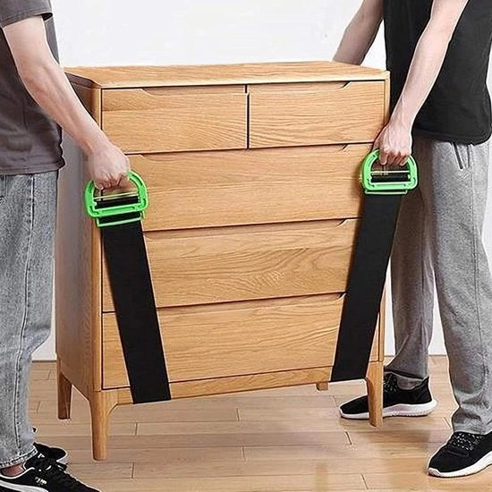 Strutti di Sostegno per Mobili Decine di Mattonelle di Supporto per Costruzione 600 lbs - Con 2 Pair di Guanti - Cinturoni di Trasporto Operai
