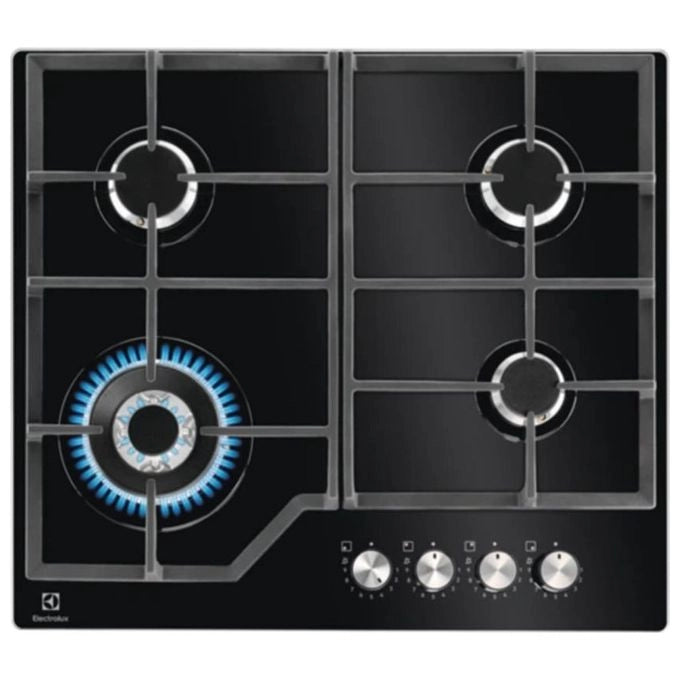 Electrolux KGG64362K Piano cottura Serie 600 Gas on Glass 60cm
