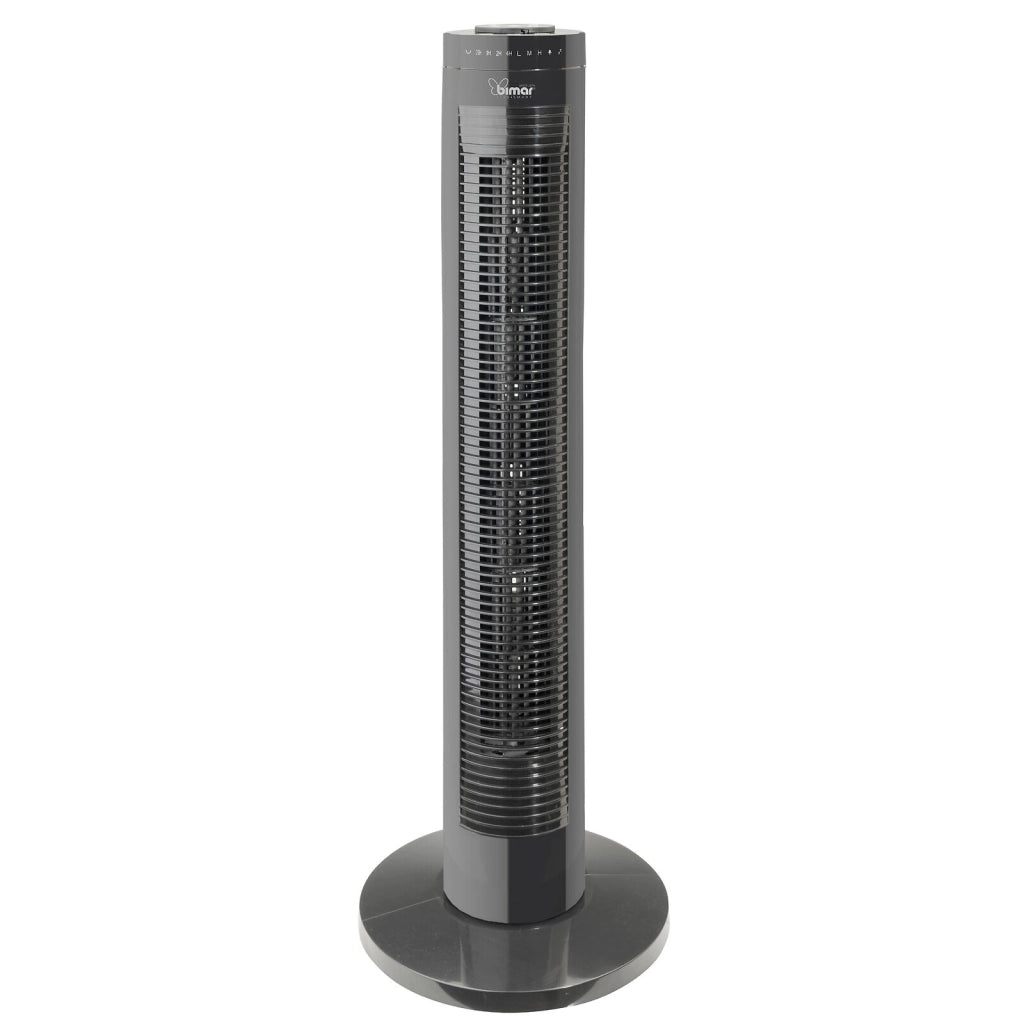 Bimar VC78 Ventilatore a Colonna 80 cm 45 W 3 Velocita' Timer 7.5 h Telecomando Oscillazione Automatica colore Nero