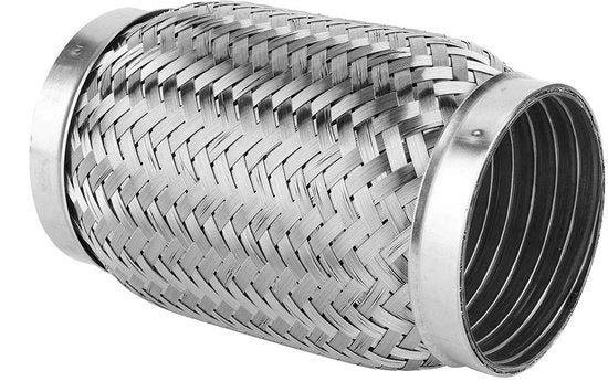 Uscita Flessibile 76mm x 150mm - Piastra di Uscita Universale - Sfiatatoio Interno a Spirale - Riduce Vibrazioni - Migliora Prestazioni di Scarico - Uscita Flessibile