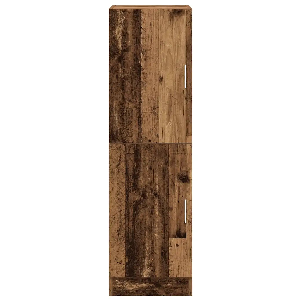 Armadietto Cucina Legno Antico 38x41,5x131,5 cm in Legno 860119