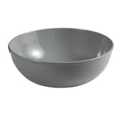 Lavabo da appoggio 40 cm grigio cemento con rilievi sul fondo  Logos