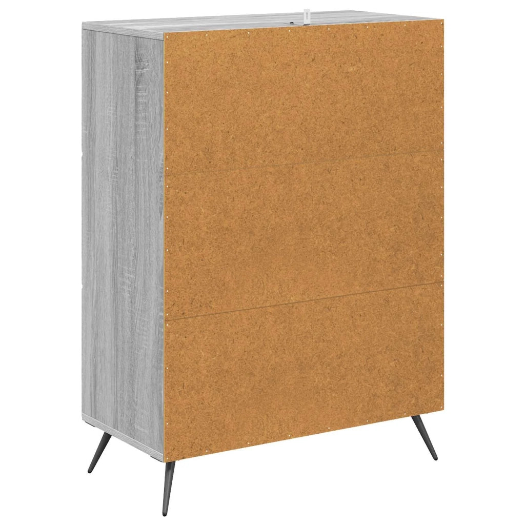 Mobile con Cassetti Grigio Sonoma 66 x 34,5 x 90 cm 895531