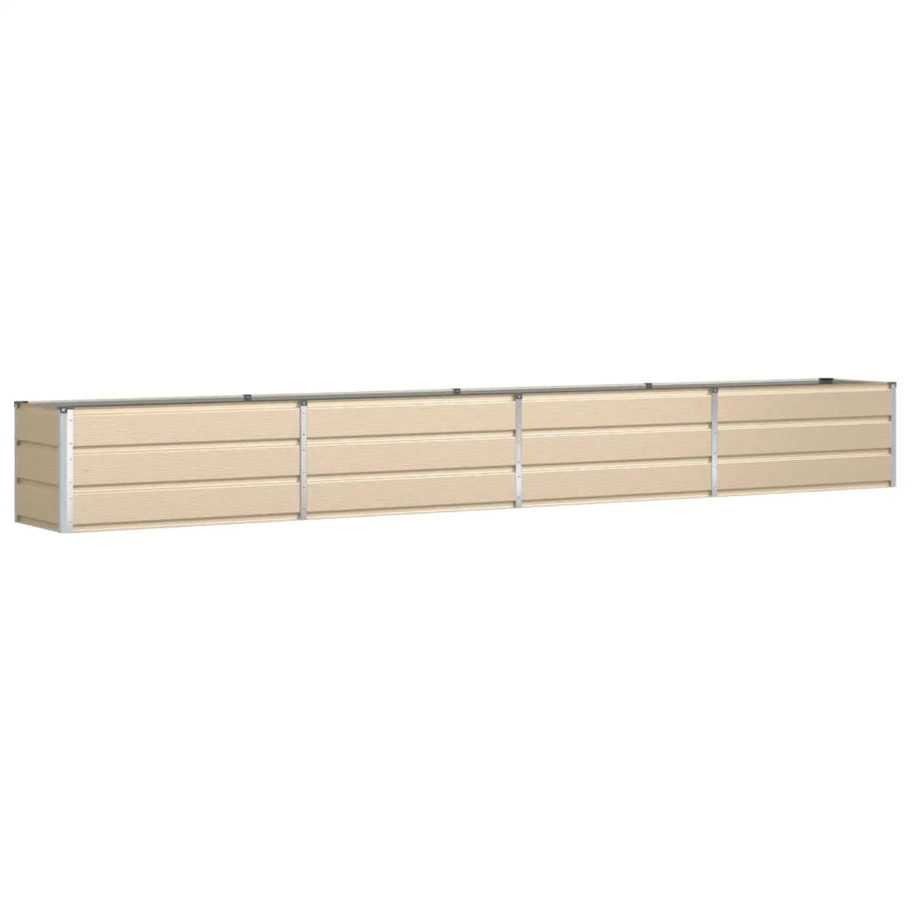 Fioriera Avorio 385 x 50 x 45 cm Acciaio zincato