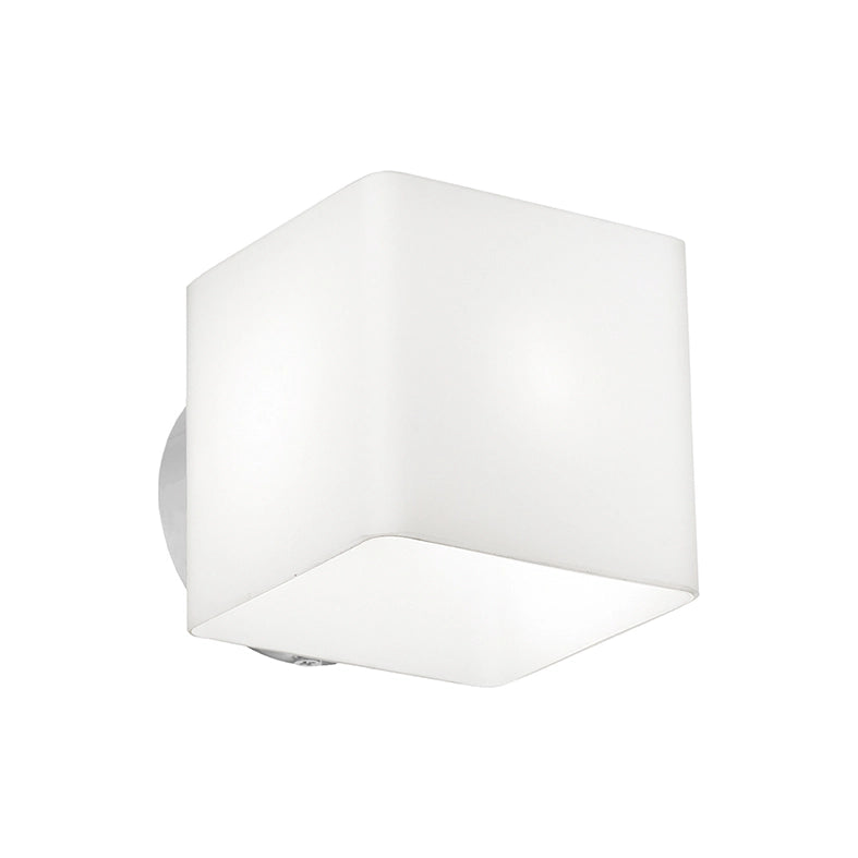 Binnie Applique da Parete in Vetro Bianco G9 IP20 - Rossini Group - Lampada da parete design essenziale