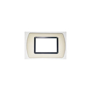 Trade Shop - Placchette Placche In Abs Compatibili Per Serie Living International Placca - Avorio -7 Fori     -