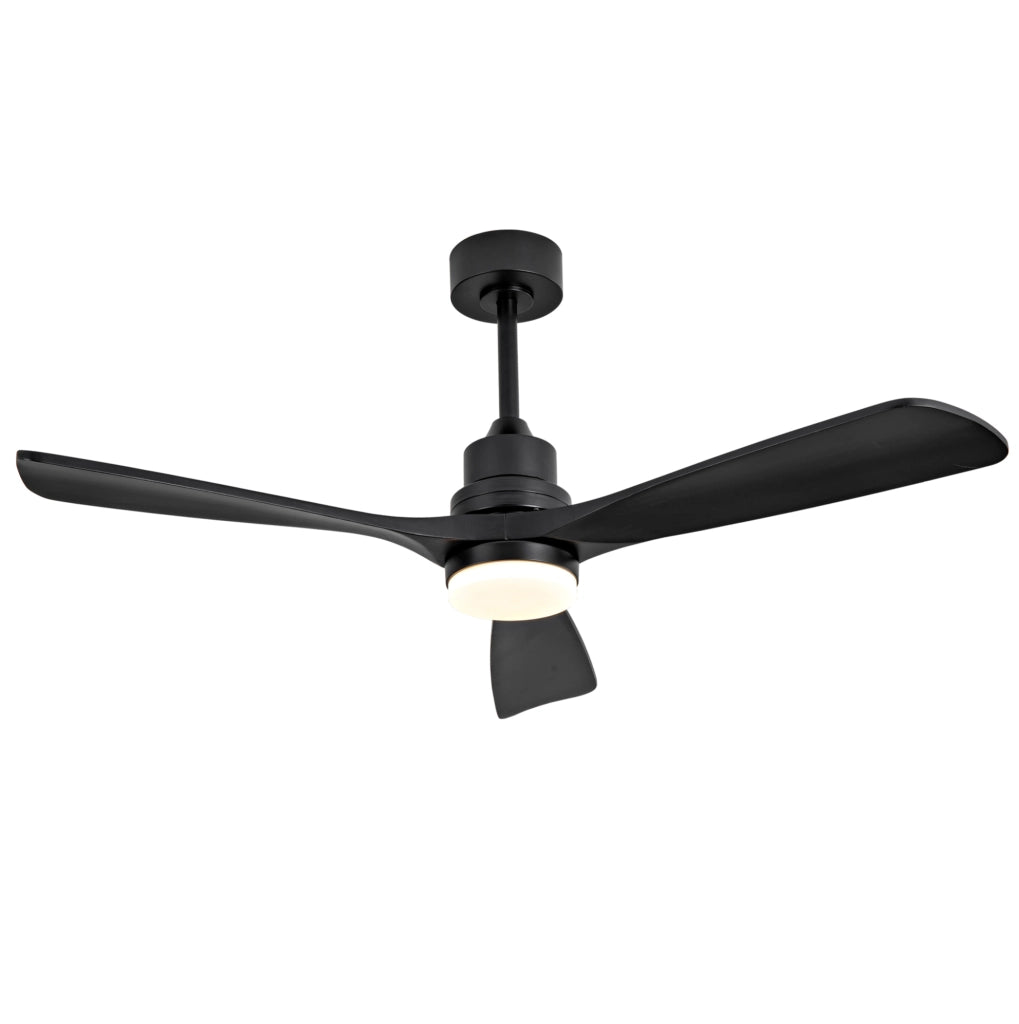 VENTILATORE DA SOFFITTO 132,08 cm con LED Dimmerabile Nero