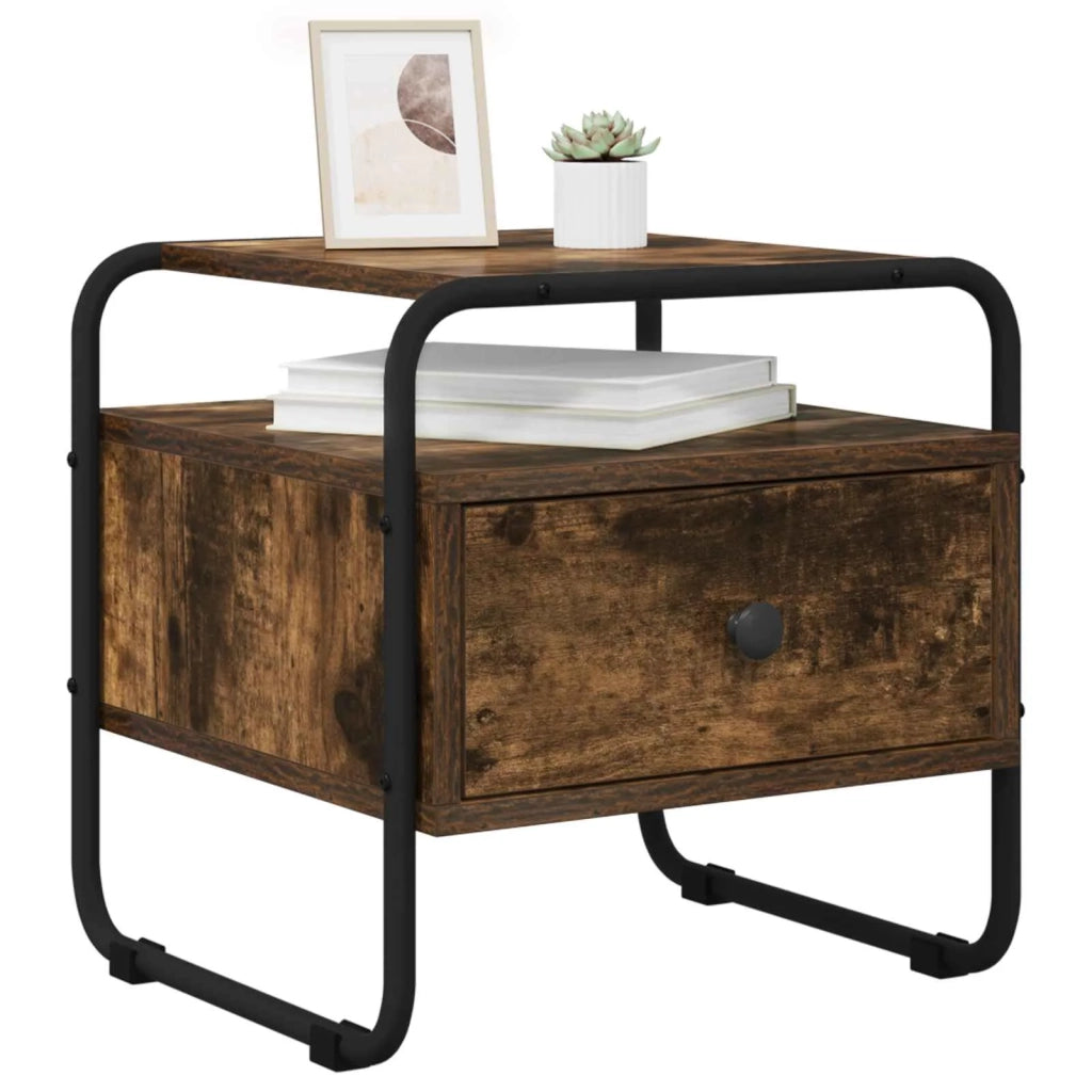 Armadio da Notte Rovere Fumo 40 x 39,5 x 40 cm 8007675