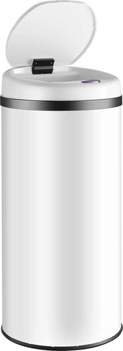 Cassetta della Spazzatura Automatica 50L - Contenitore della Spazzatura Ronde Idrorepellente con Display LED USB Ricaricabile
