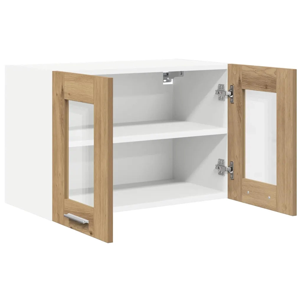 Armoire suspendue 2 pc Chêne artisanal Bois d'ingénierie