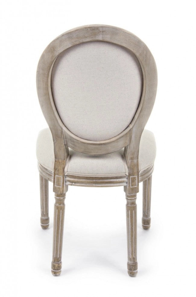 Set 2 Sedie 48x46x96h cm Mathilde Naturale