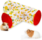 Tunnel lavabile a 3 vie per gufi, conigli, hamster, chincoli, furetti, ratti e piccoli animali - Giocattolo essenziale e accessorio