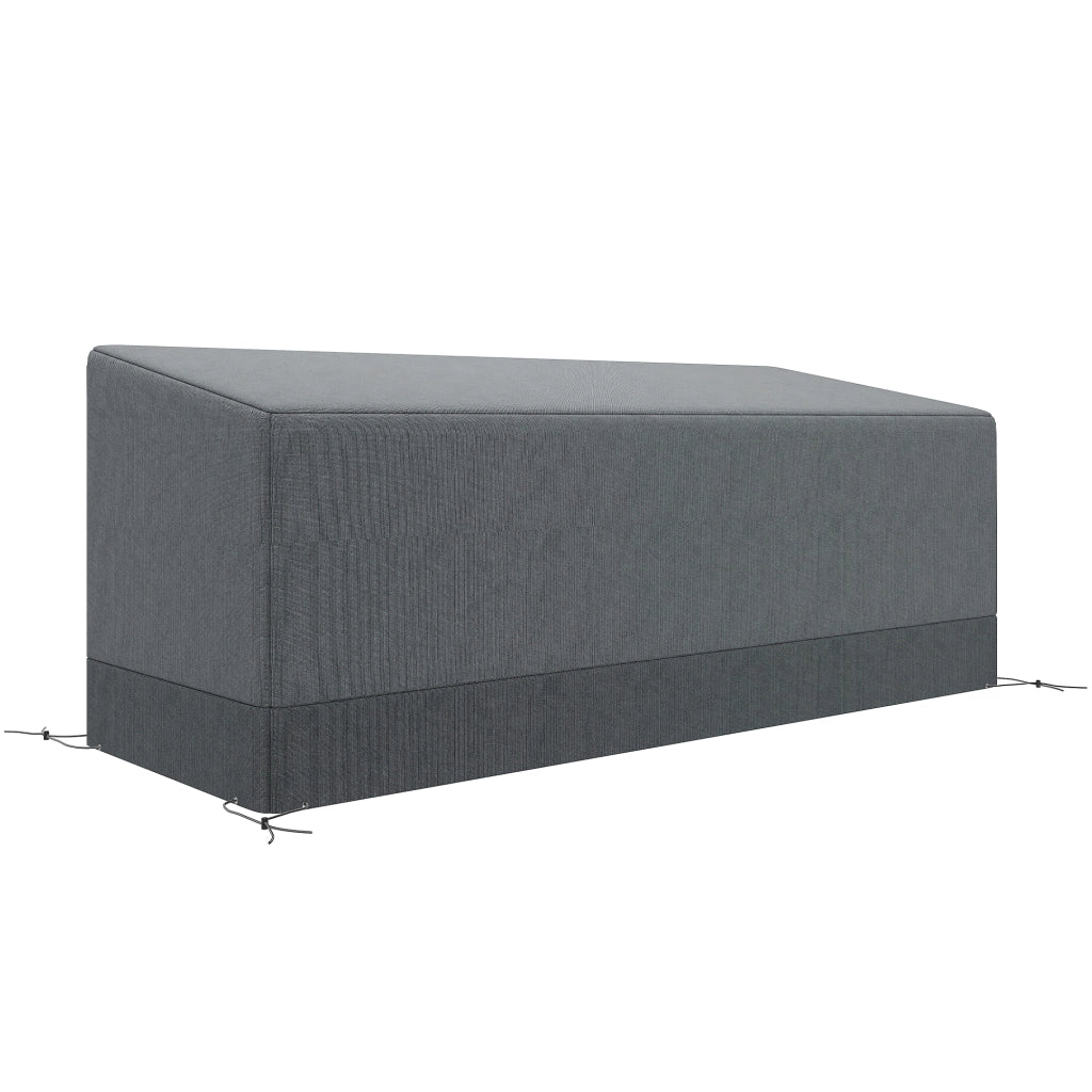 Copertura per mobili da giardino ¨C Xylo ¨C 600D Oxford impermeabile 190,5x72x76cm grigio chiaro