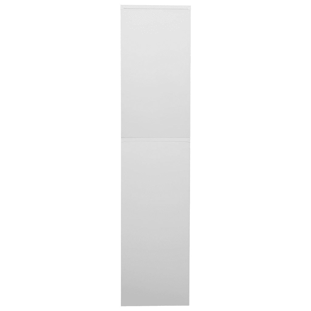 Armadio per Ufficio Grigio Chiaro 90x40x180 cm in Acciaio cod mxl 50094