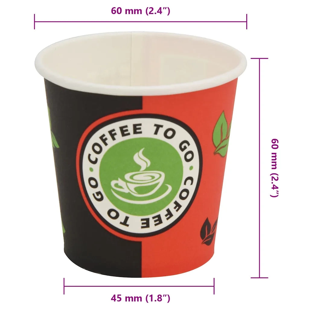 Bicchieri da Caff¨¨ Monouso in Carta 1000 pz 120 ml (4 oz) CFW4543067
