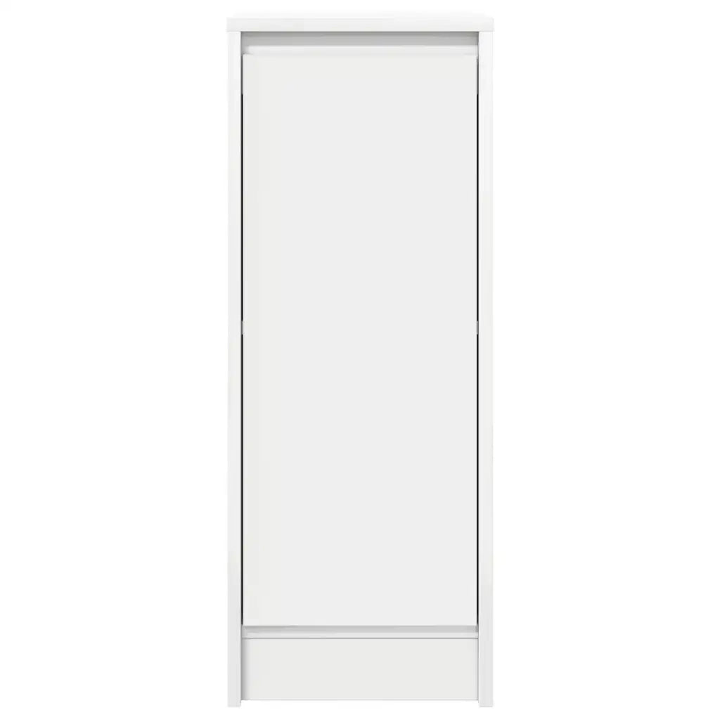 Credenza | Madia | Buffet da pranzo | Armadio da pranzo Bianca 29,5x34x76 cm in Legno Multistrato