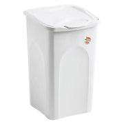 PORTABIANCHERIA TUTTO CHIUSO 'PRIMAVERA' Lt.50 cm 37 x 37 x H 56 bianco  - STEFANPLAST
