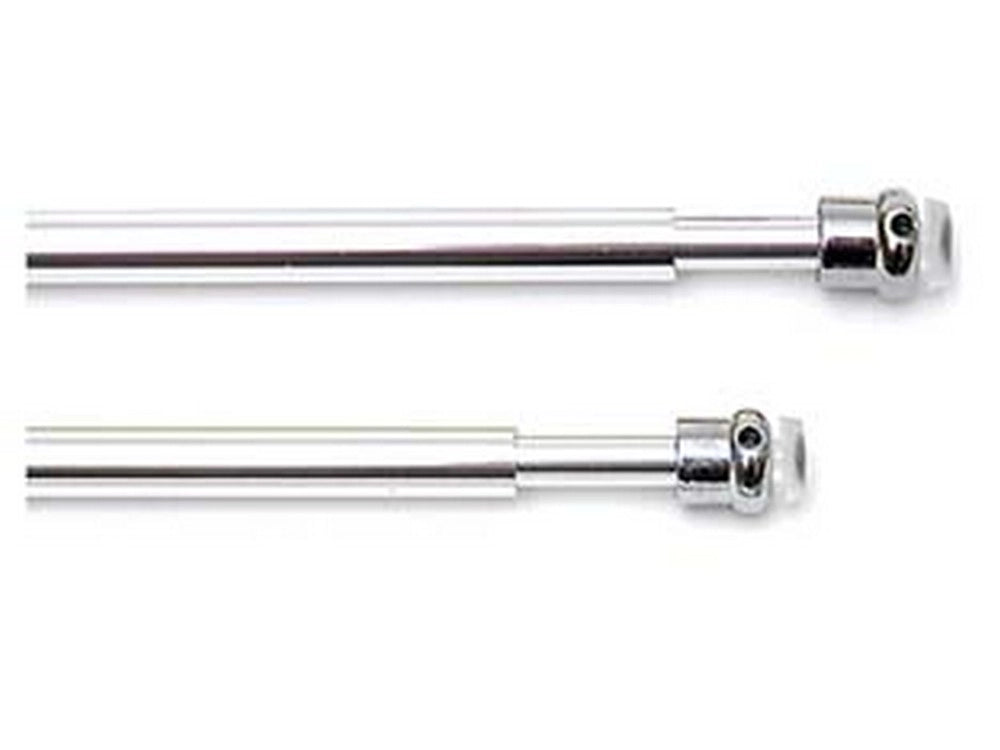 10blister astine universali allungabili cromate - cm.27-36 cromate, in bl. 2 pz. cod:ferx.fer108607