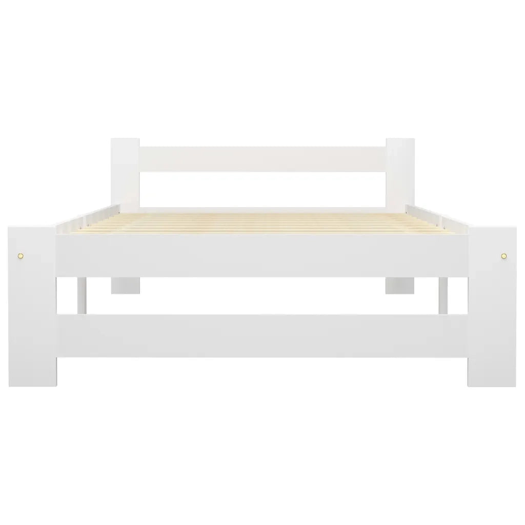 Dormeuse Estraibile senza Materasso Bianca Legno Pino 90x200 cm