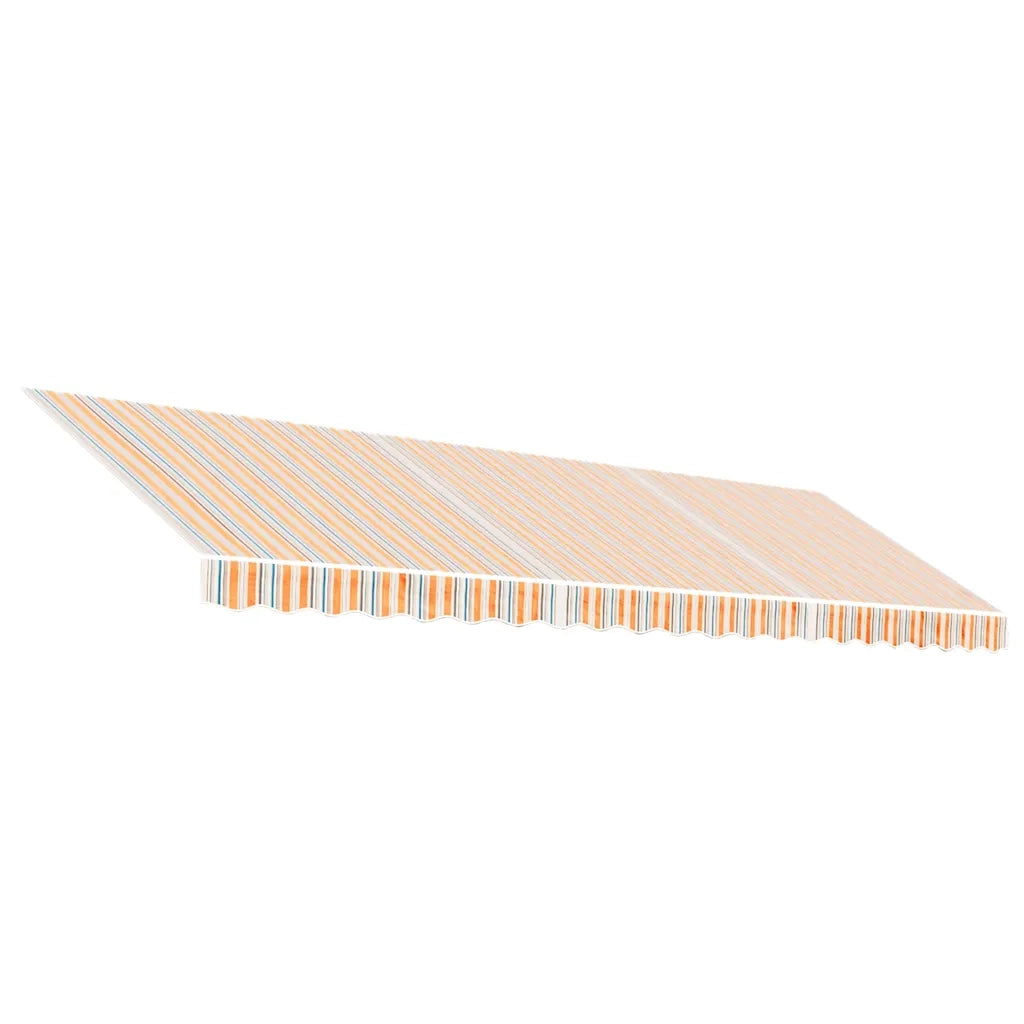 Tessuto di Ricambio per Tenda Strisce Multicolore 5x3,5 m