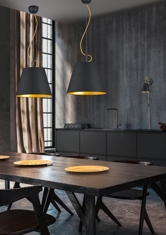 Applique da Esterno  E14 in Metallo Nero Opaco