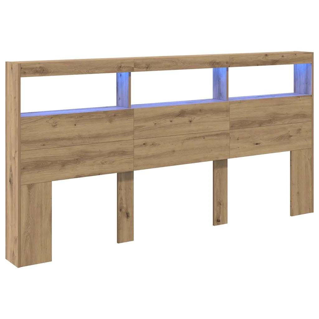 Testiera-Testata-Testiera Decorativa Rovere artigianale 200 x 17 x 102 cm Legno multistrato