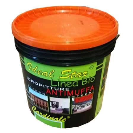 IDROPITTURA SEMILAVABILE ANTIMUFFA IDEAL STAR 4 lt - IDEAL STAR