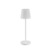 Lampada da tavolo led ricaricabile IP54 colore bianco mod. Emma